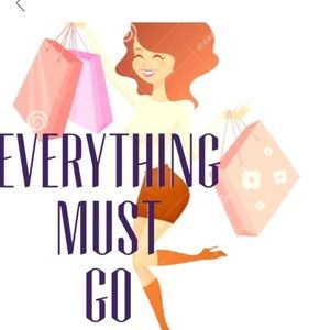 Everything must go! 😎